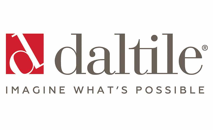 Logo of daltile with the tagline "imagine what's possible.